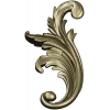 Acanthus Scroll STL - High-Relief Decorative Applique for CNC