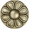 Circular Floral Rosette STL for CNC Milling