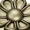 Circular Floral Rosette STL for CNC Milling