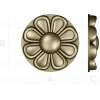 Circular Floral Rosette STL for CNC Milling