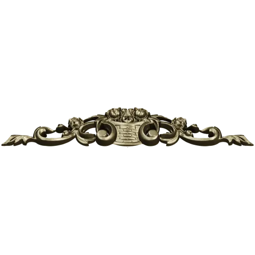 Рельефная накладка "Корзина роз" - 3D модель STL для ЧПУ