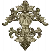 Baroque Vase Relief - STL 3D model for CNC decorative carving