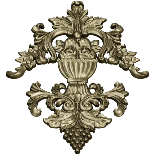 Baroque Vase Relief - STL 3D model for CNC decorative carving