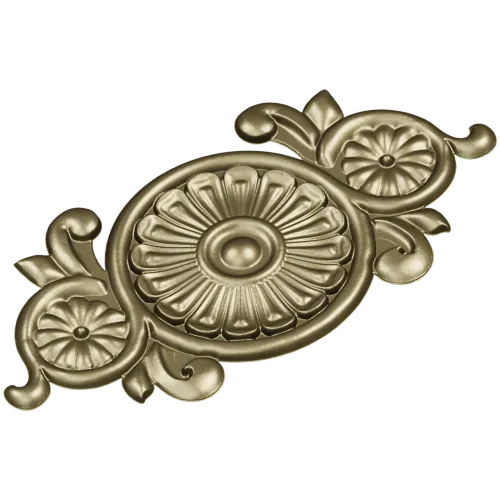 Декоративная розетка "Солнечная роза" - stl для ЧПУ