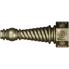 Spiral Turned Furniture Leg - STL 3D Model for CNC Milling