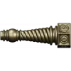 Spiral Turned Furniture Leg - STL 3D Model for CNC Milling