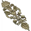 Pompadour Acanthus Applique - STL 3D model for CNC