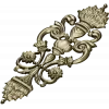 Pompadour Acanthus Applique - STL 3D model for CNC