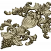 Ornate Urn and Acanthus Relief - STL 3D model for CNC