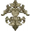Ornate Urn and Acanthus Relief - STL 3D model for CNC