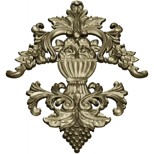 Ornate Urn and Acanthus Relief - STL 3D model for CNC