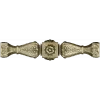 Baroque Rosette Connector - STL 3D model for CNC