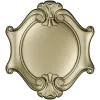 Rococo Shell Cartouche STL for CNC