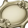Rococo Shell Cartouche STL for CNC