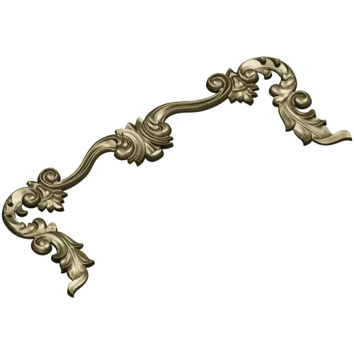 Baroque Acanthus Decorative Trim - STL 3D model for CNC