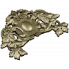 Vineleaf Cartouche STL for CNC Milling