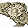 Vineleaf Cartouche STL for CNC Milling
