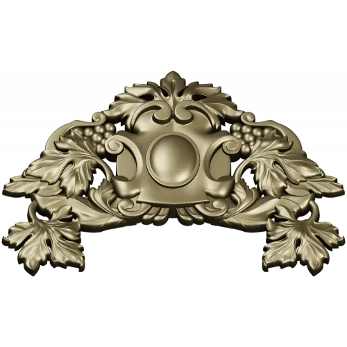 Vineleaf Cartouche STL for CNC Milling