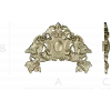 Vineleaf Cartouche STL for CNC Milling