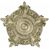 Auric Fleur Rosette - STL 3D model for CNC milling