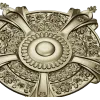 Auric Fleur Rosette - STL 3D model for CNC milling