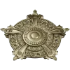 Auric Fleur Rosette - STL 3D model for CNC milling