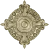 Baroque Rosette 3D STL for CNC