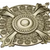 Baroque Rosette 3D STL for CNC