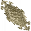 Fleuron Diamond Cartouche - STL 3D Model for CNC