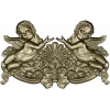 Baroque Cherub Cartouche STL for CNC carving