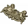 Baroque Cherub Cartouche STL for CNC carving