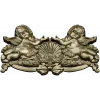 Baroque Cherub Cartouche STL for CNC carving