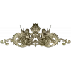 Cherubic Acanthus Cartouche STL for CNC