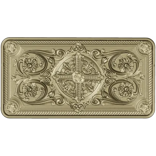 Ornamental Medallion Panel - STL 3D model for CNC