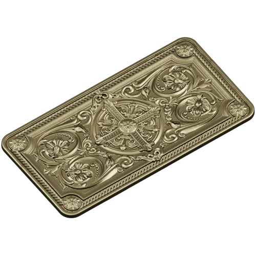 Ornamental Medallion Panel - STL 3D model for CNC