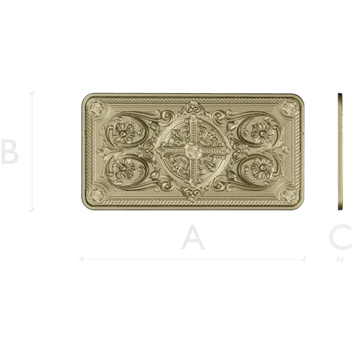 Ornamental Medallion Panel - STL 3D model for CNC