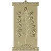 Decorative Tree Panel - STL 3D model for CNC carving