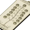 Decorative Tree Panel - STL 3D model for CNC carving