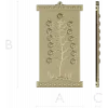 Decorative Tree Panel - STL 3D model for CNC carving