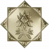 Lotus Star Rosette - STL 3D model for CNC routing
