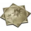 Lotus Star Rosette - STL 3D model for CNC routing