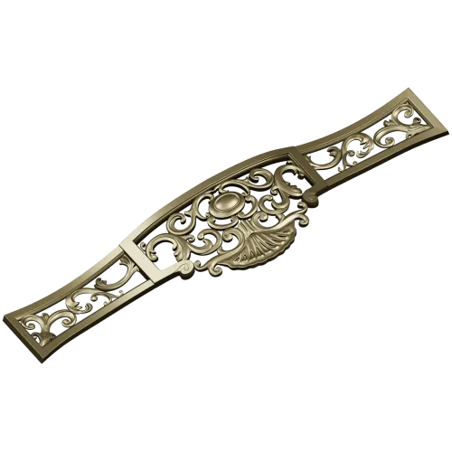 Классический резной картуш для фасада - STL для ЧПУ