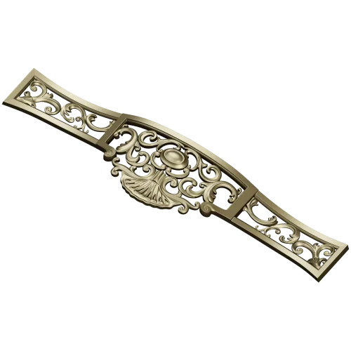 Классический резной картуш для фасада - STL для ЧПУ