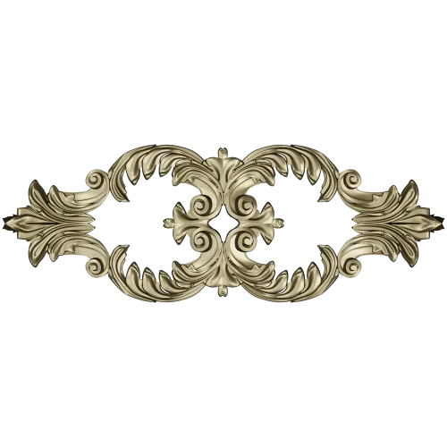 Ornate Acanthus Centerpiece - STL 3D model for CNC milling