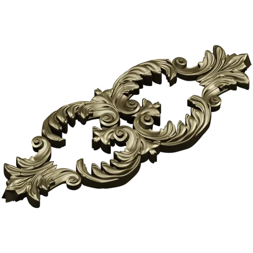 Ornate Acanthus Centerpiece - STL 3D model for CNC milling