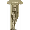 Ionic Caryatid Pilaster STL for CNC Carving