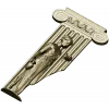 Ionic Caryatid Pilaster STL for CNC Carving