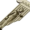 Ionic Caryatid Pilaster STL for CNC Carving
