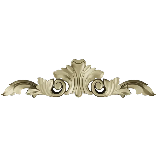 Acanthus Crest Decorative STL for CNC