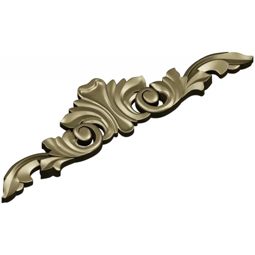 Acanthus Crest Decorative STL for CNC